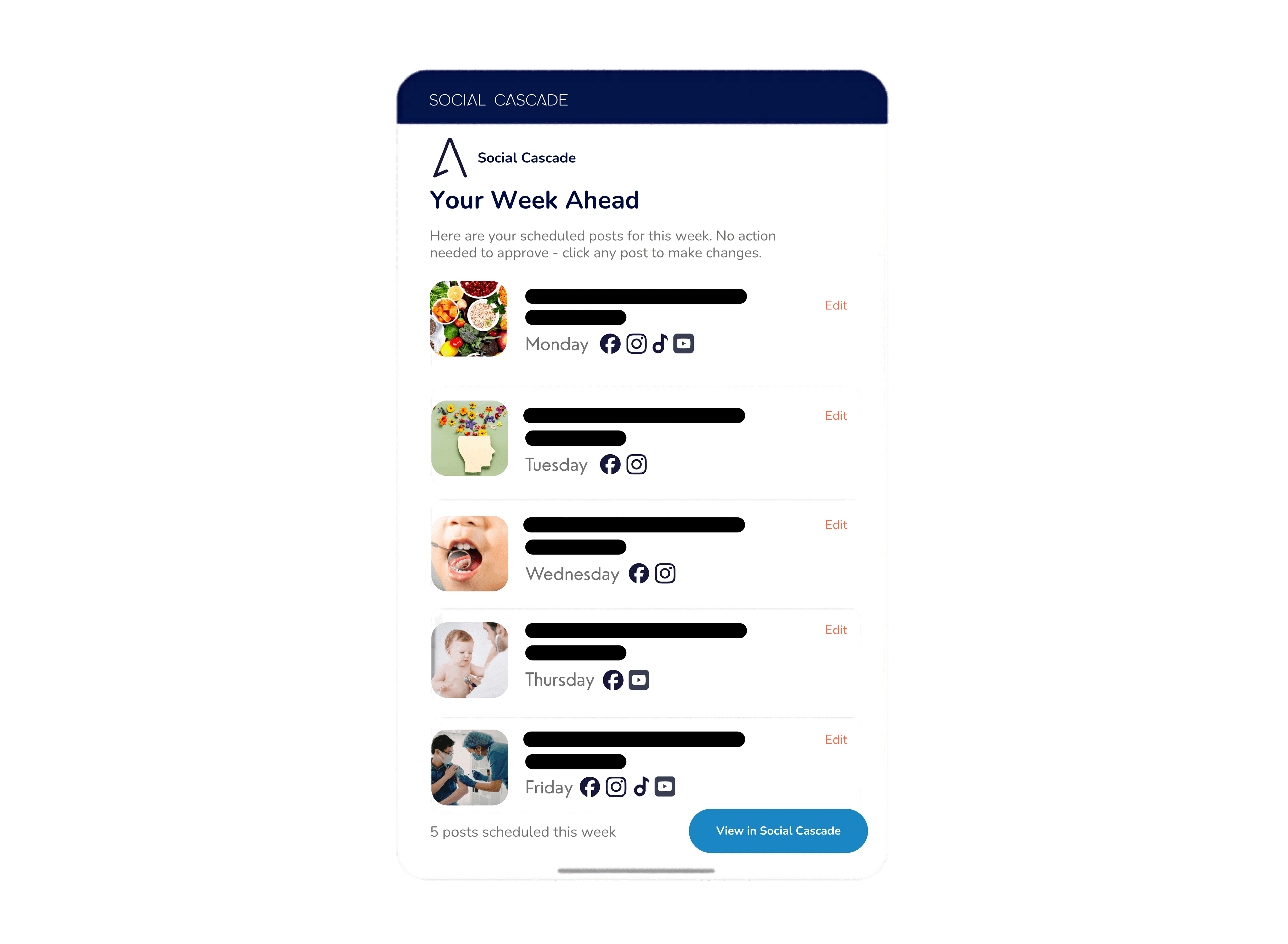 Set your posting cadence